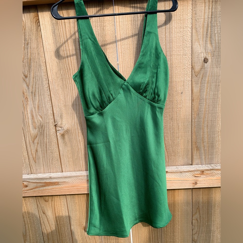 NWT Green mini dress